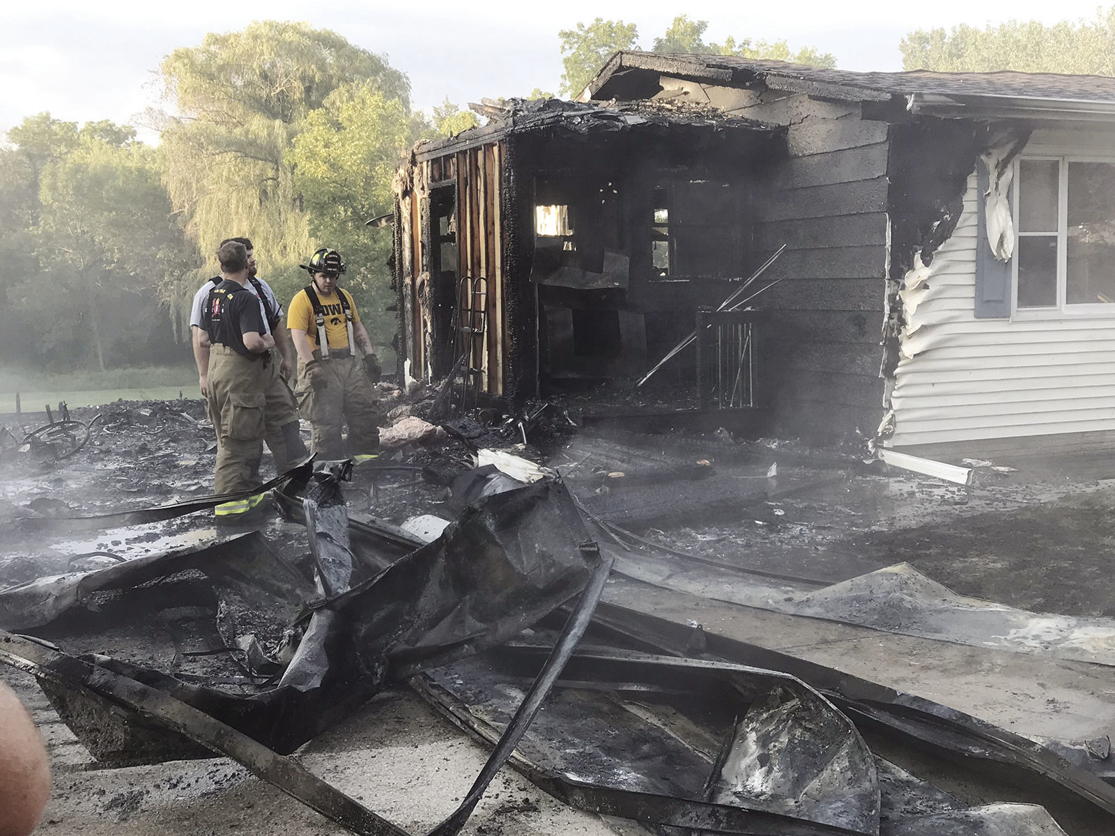 Saturday house fire in Oelwein